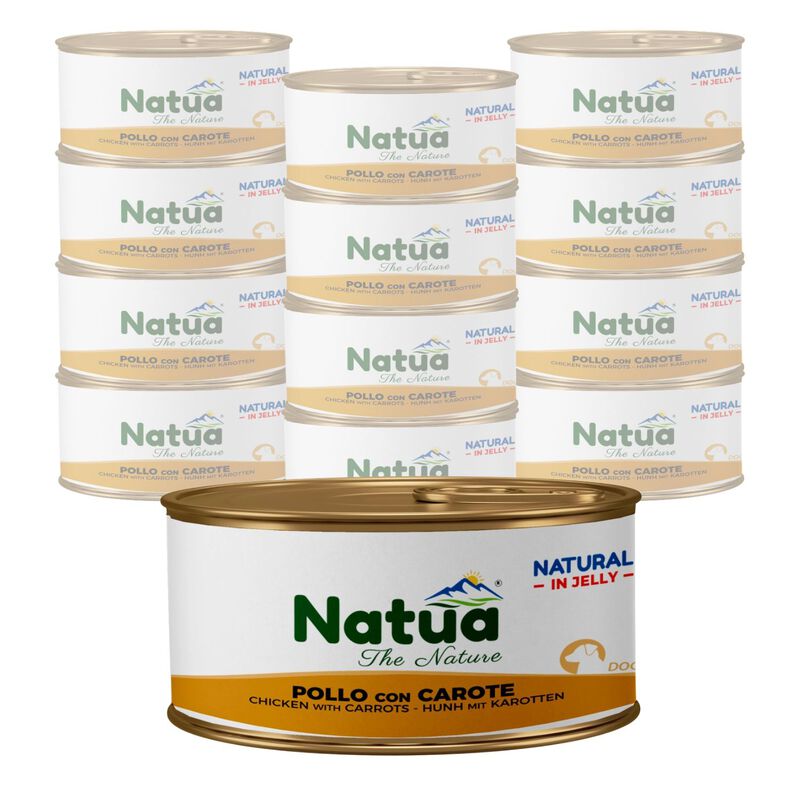 Natua Natural Dog Adult Pollo con carote in jelly 85 gr
