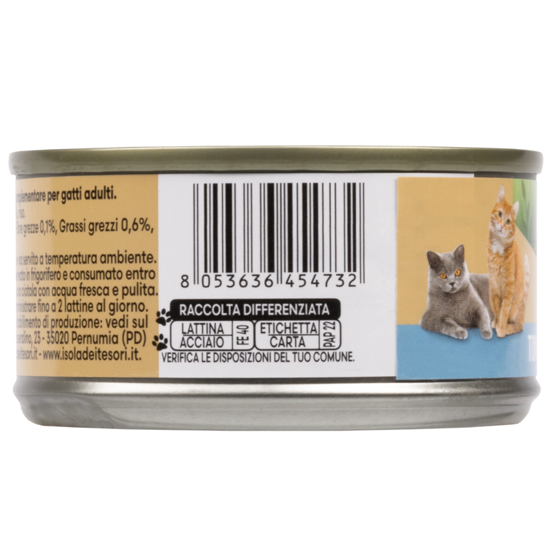 Naturalpet Premium Cat Adult Tonnetto con pesce azzurro 70gr