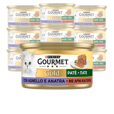 Gourmet Gold Cat Adult Pat&egrave; con Agnello e Anatra 85 gr