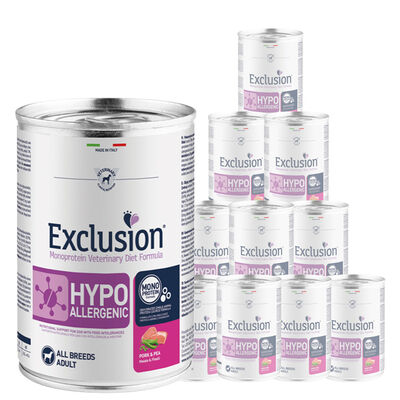 Exclusion Monoprotein Veterinary Diet Dog Hypoallergenic Maiale 400 gr
