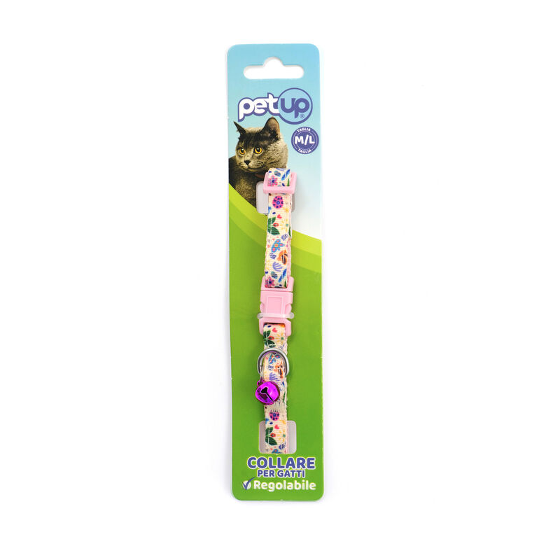 Petup Collare Gatto 10mm Mix Rosa