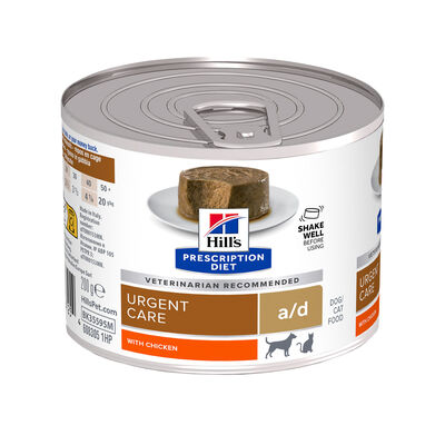 Hill's Prescription Diet Dog/Cat a/d Urgent Care Pat&eacute;  200 gr