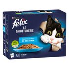 Felix Le Ghiottonerie Cat Selezioni con pesci Salmone con Tonno 12 x 85 gr