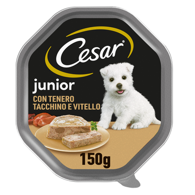 Cesar Dog Puppy Pat&egrave; Vitello e Tacchino 150 gr