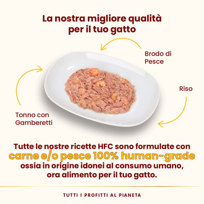 Almo Nature Cat HFC Light Meal Tonno e Gamberetti 50g