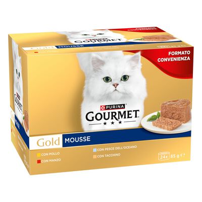 Gourmet Gold Cat Adult Mousse 24 x 85 gr