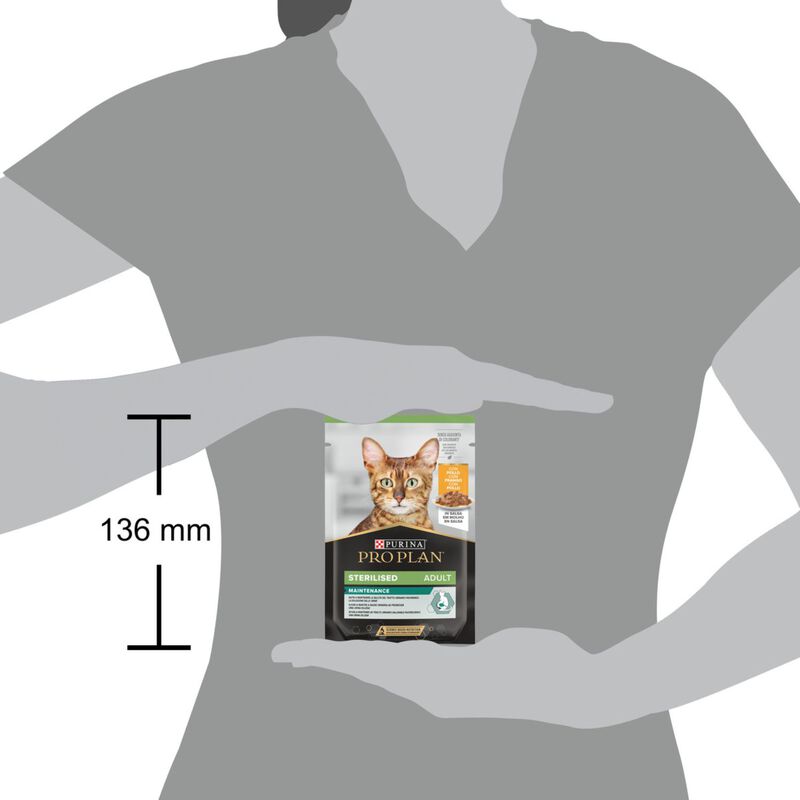 Purina Pro Plan Cat Adult Sterilised Maintenance con Pollo in Salsa 85 gr