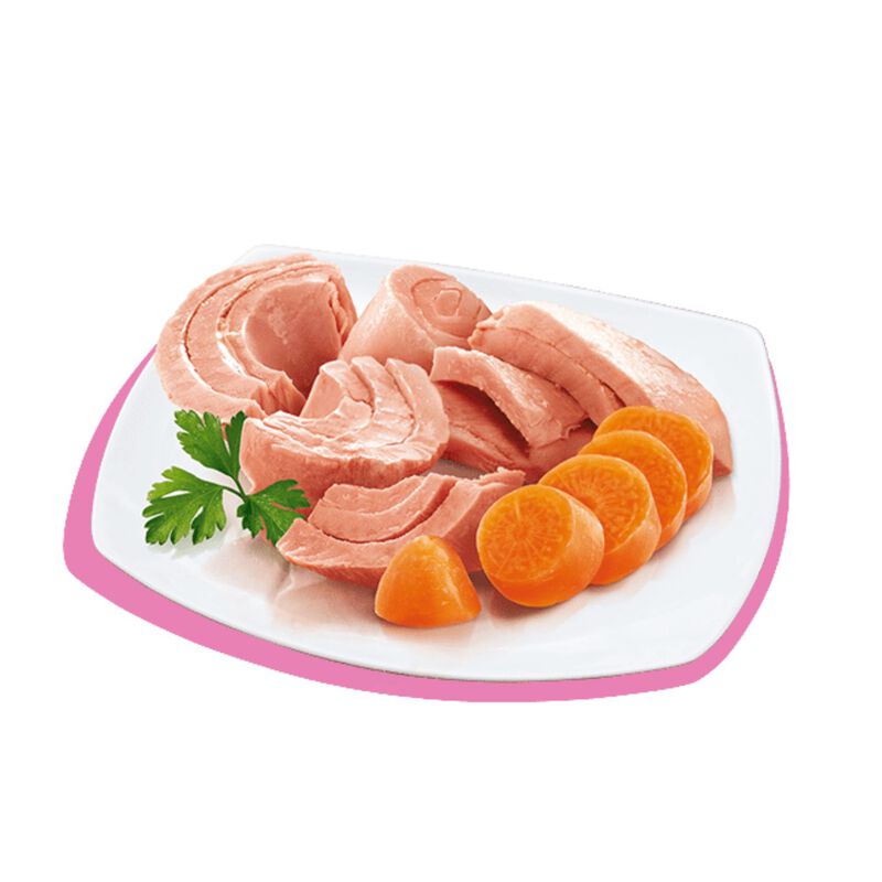 Petreet Cat Tonno rosa Tonno con carote 70 gr