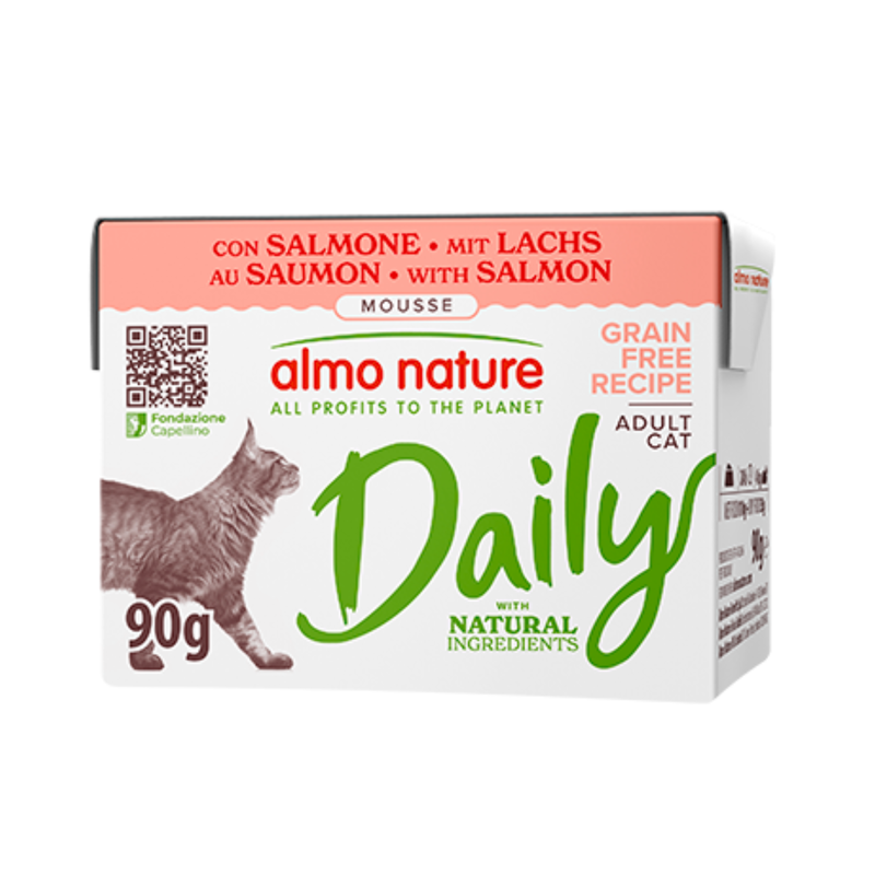 Almo Nature Daily Cat Adult con Salmone 90gr
