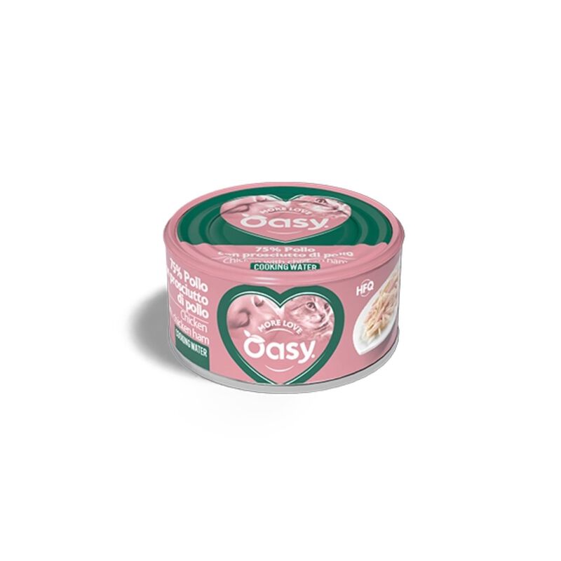 Oasy More Love Cat Adult Pollo con Prosciutto di Pollo 70 gr