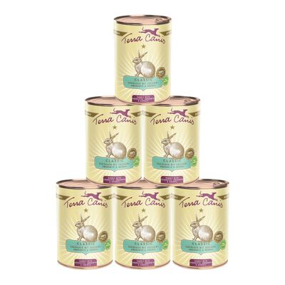 Terra Canis Dog Classic Coniglio con Zucchino, Amaranto e Cerfoglio 400 gr