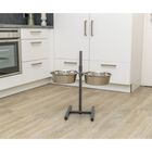Trixie Bar per Cani con Supporto alzaciotole regolabile in altezza e 2 ciotole acciaio 2,8 lt