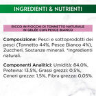 Gourmet Nature's Creation Fiocchi di Tonnetto in gel&eacute;e con Pesce bianco 70gr
