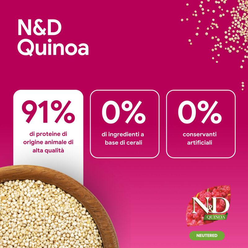 N&D Farmina Quinoa Neutred Dog Adult Mini 2,5 kg