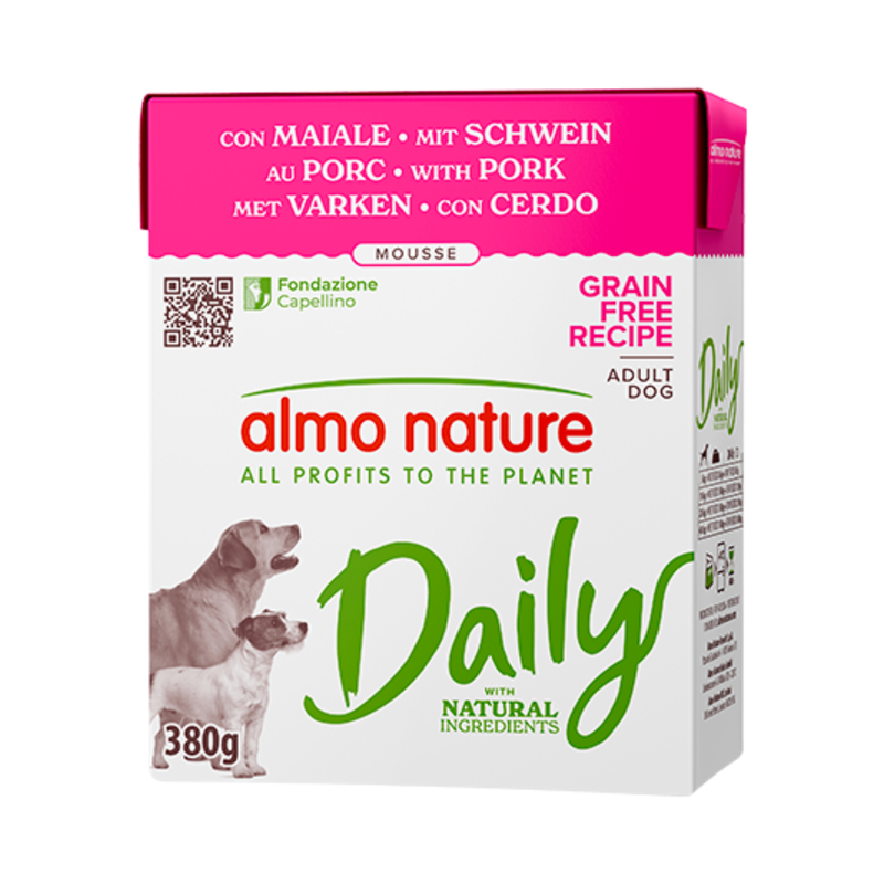 Almo Nature Daily Dog Adult con maiale 380gr