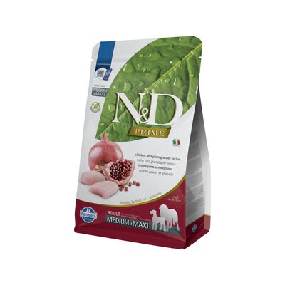 N&D Farmina Prime Dog Adult Medium & Maxi Pollo & Melograno 2,5 kg