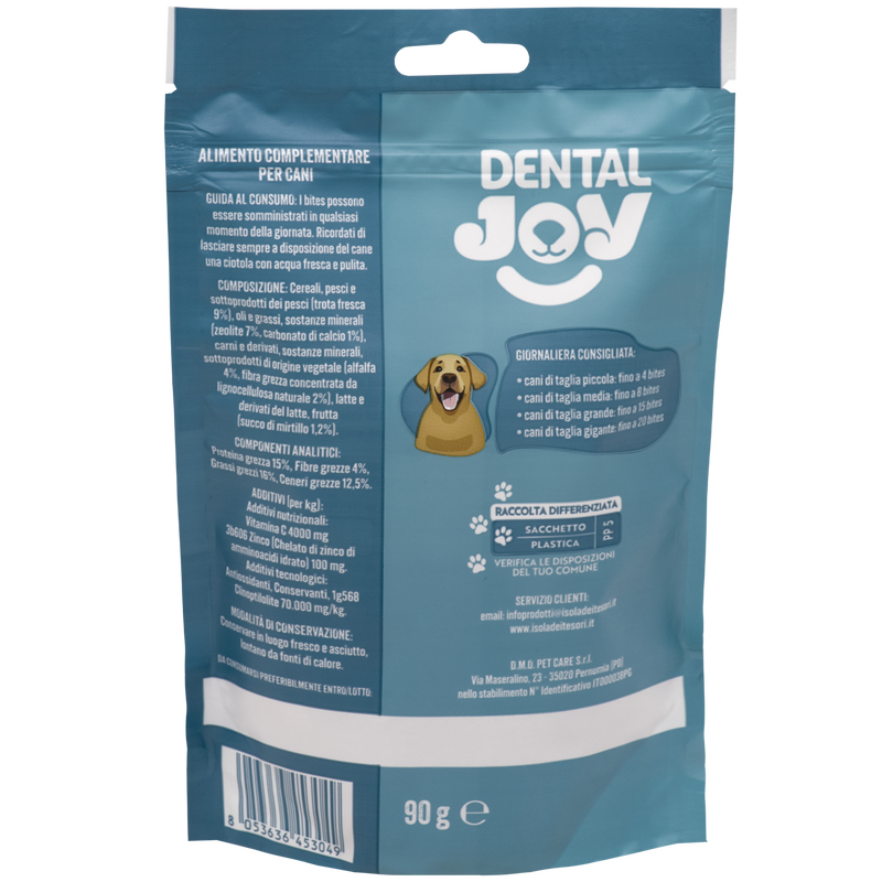 Dentaljoy Dog Adult Snack Pillows ricchi in pollo 150gr