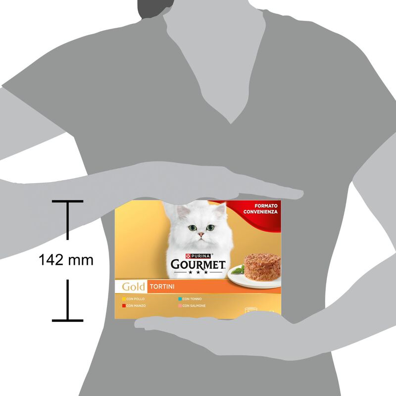 Gourmet Gold Cat Adult Tortini 24 x 85 gr