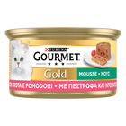 Gourmet Gold Cat Adult  Mousse con Trota e Pomodori 85 gr