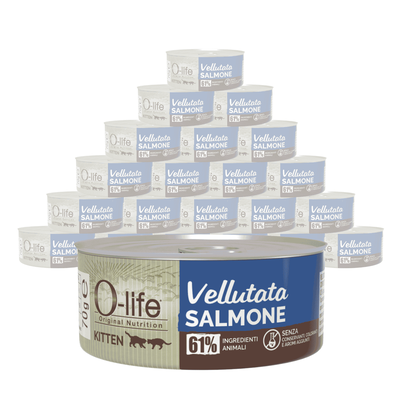 O-life Kitten Vellutata Salmone 70gr