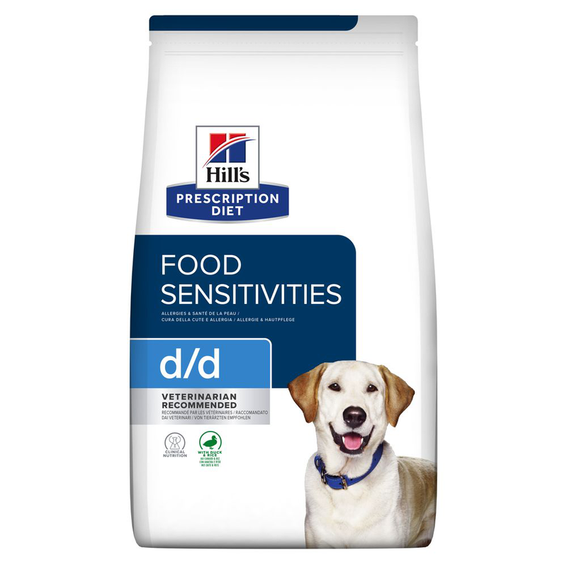 Hill's Prescription Diet Dog d/d Food Sensitives con Anatra e Riso 12 kg - Scad.01 Settembre 26
