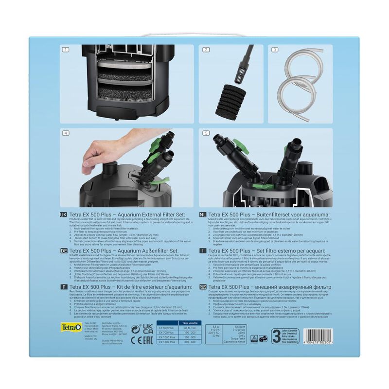 Tetra Filtro EX 500 Plus