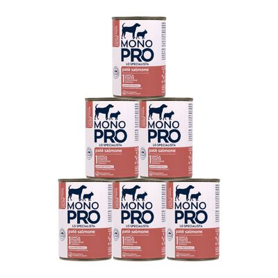 Monopro Dog Adult All Breeds Pat&eacute; Salmone 400gr