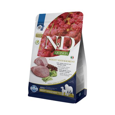 N&D Farmina Quinoa Weight Management Dog Medium & Maxi Agnello 2,5 kg