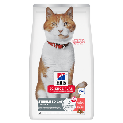 Hill's Science Plan Cat Adult Sterilised Salmone 300 gr