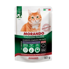 Morando Tradizioni Italiane Cat Adult Steril bocconcini in salsa con manzo e ortaggi 85gr