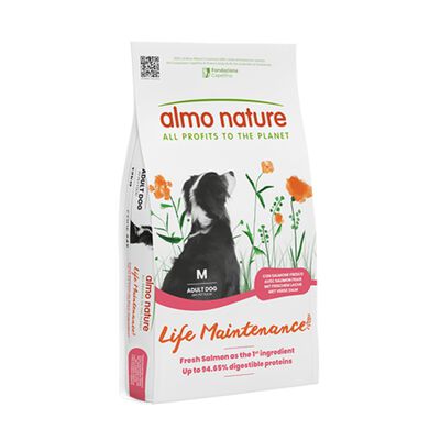 Almo Nature Dog Adult Holistic Maintenance M con Salmone 12 kg