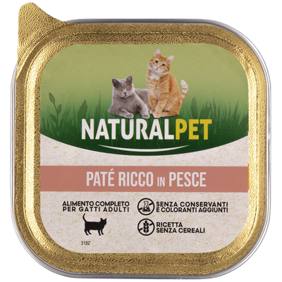 Naturalpet Cat Adult Pat&eacute; con Salmone 100gr