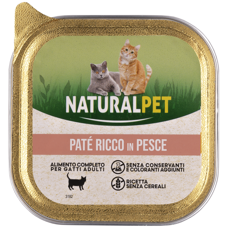 Naturalpet Cat Adult Pat&eacute; con Salmone 100gr