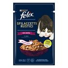 Purina Felix Sfilaccetti Rustici Cat Adult con Anatra 80 gr