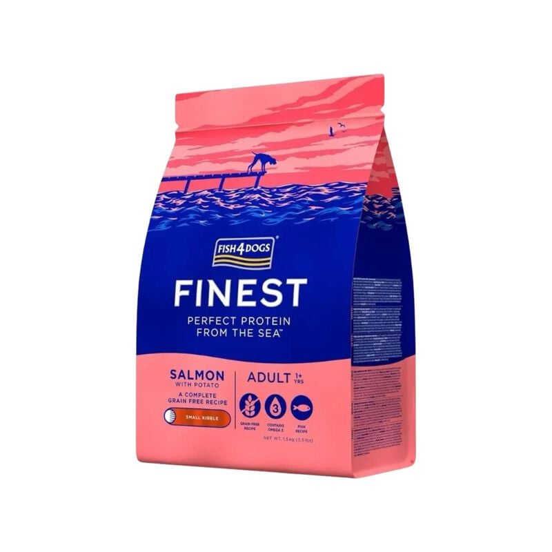 Fish4dogs Finest Dog Adult Small Salmone 1,5 kg
