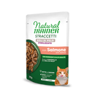 Natural Trainer Straccetti con Salmone Boli di Pelo per Gatti Steril 70gr