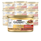 Gourmet Gold Cat Adult Dadini in Salsa con Tacchino e Anatra 85 gr