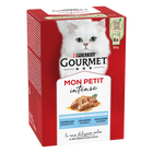 Gourmet Mon Petit Cat Adult con Merluzzo, Sardine, Salmone 6 x 50 gr