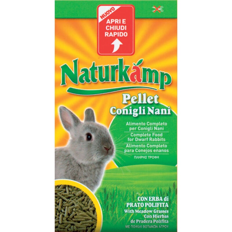 Naturkamp Pellet conigli nani 900 gr