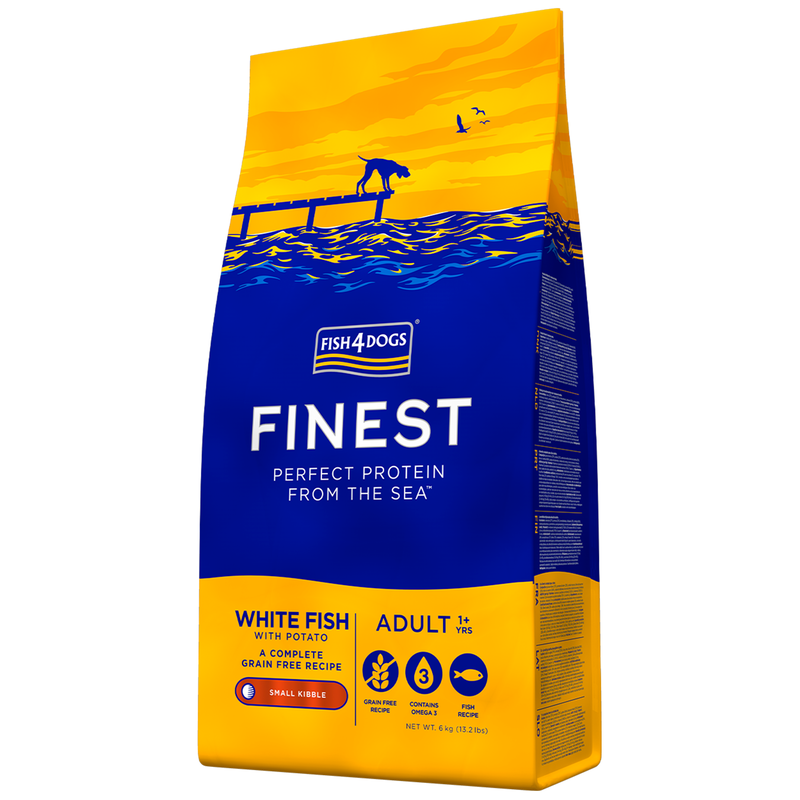 Fish4dogs Finest Dog Adult Small Pesce Bianco 6 kg