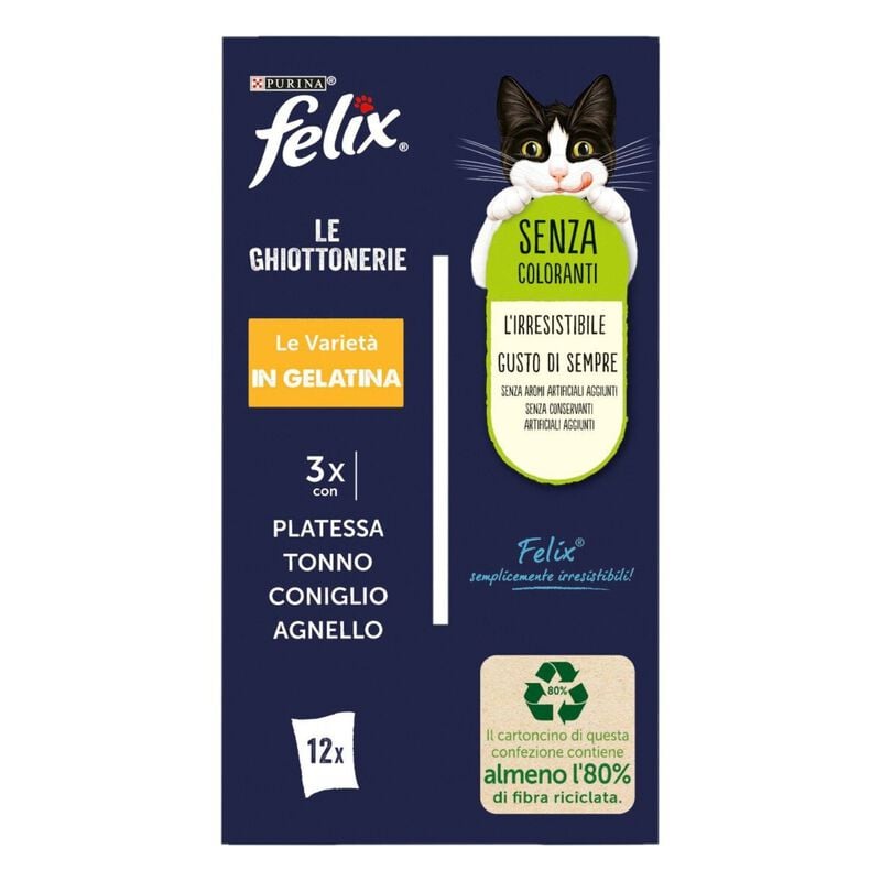 Felix Le Ghiottonerie Cat Le Variet&agrave; 12 x 85 gr