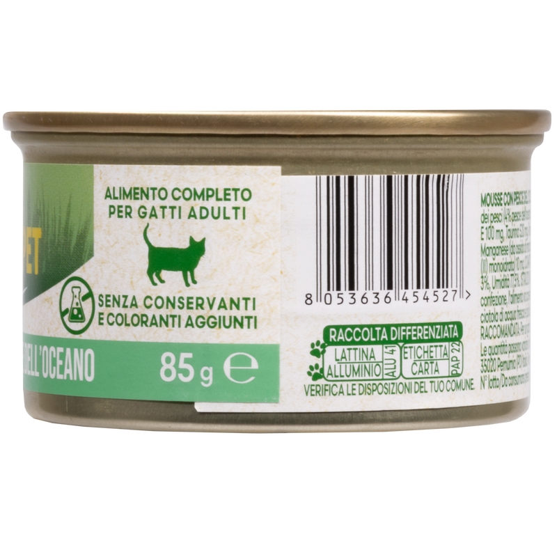 Naturalpet Cat Adult Mousse Pesce 85gr