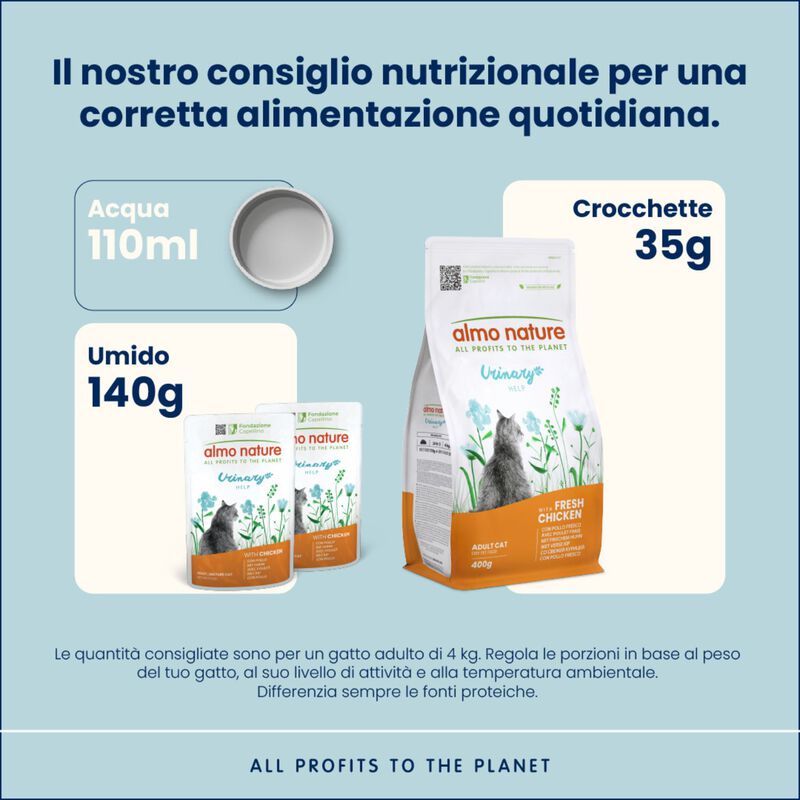 Almo Nature Cat Adult Urinary Help Pollo 70gr