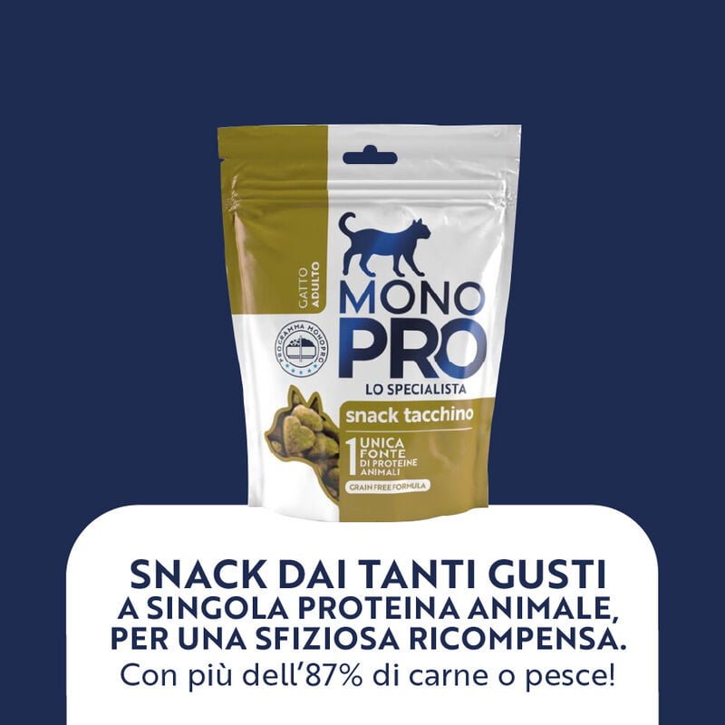 Monopro Cat Adult Snack Tacchino 50gr