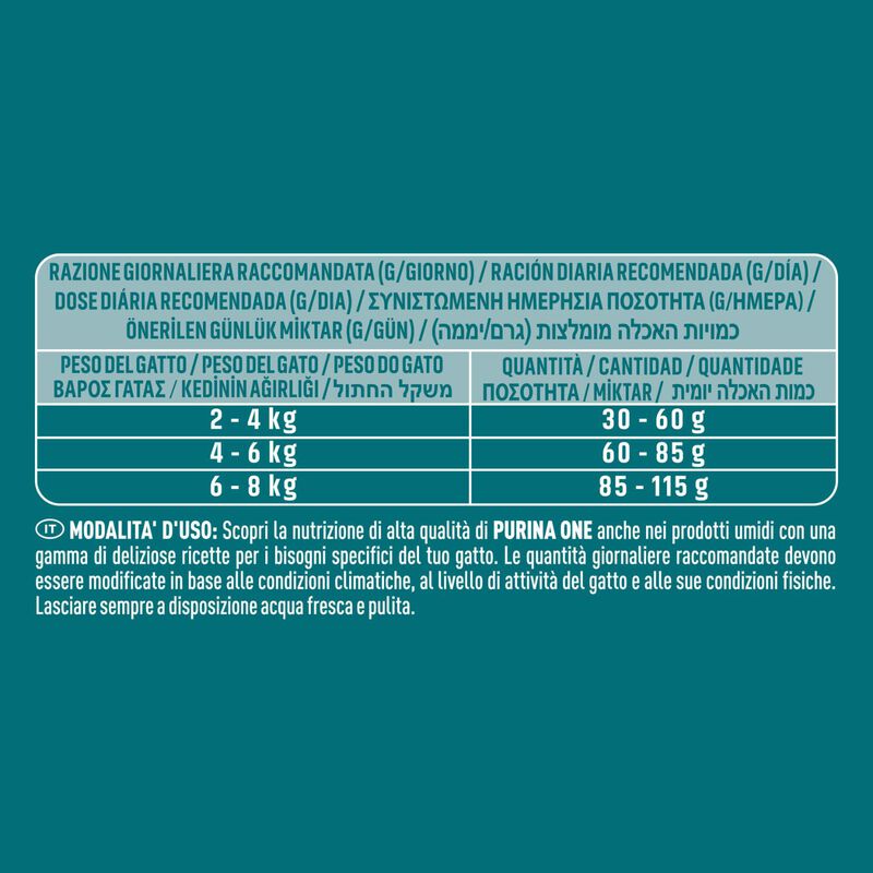 Purina One Bifensis Cat Adult  Salmone e Cereali Integrali 800 gr