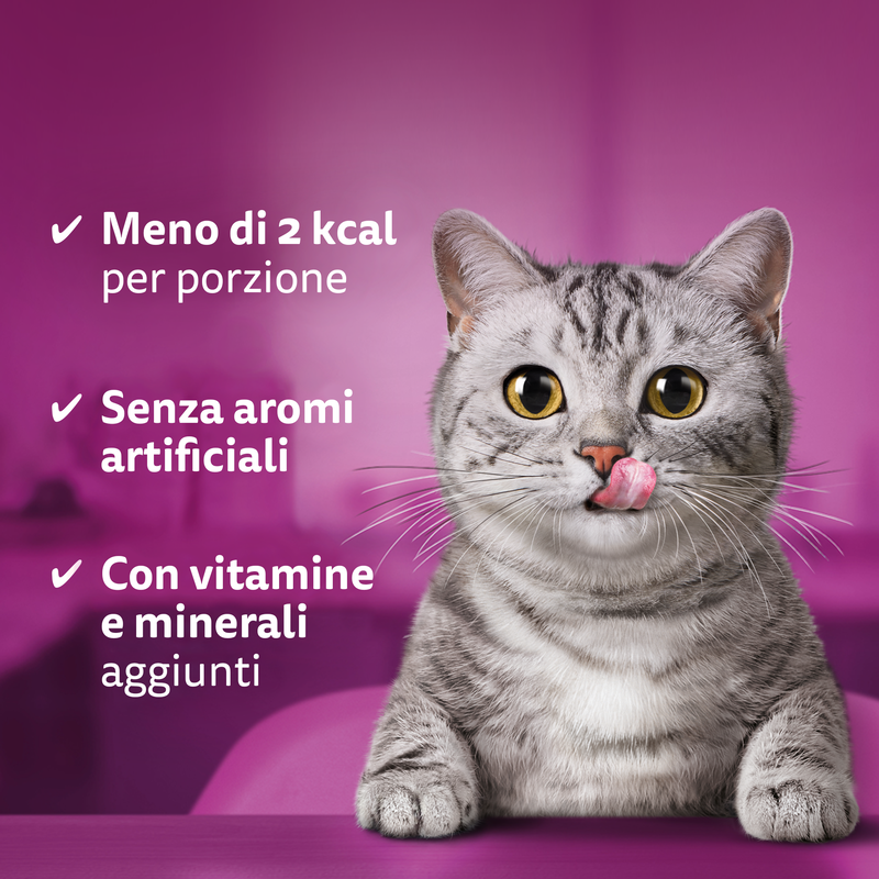 Whiskas Temptations Cat Snack Salmone 60gr