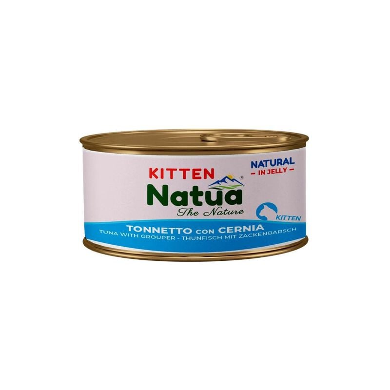 Natua Natural Kitten Tonnetto con Cernia in Jelly 85 gr