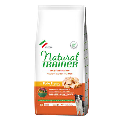 Natural Trainer Daily Nutrition Dog Adult Medium con Pollo fresco 12kg