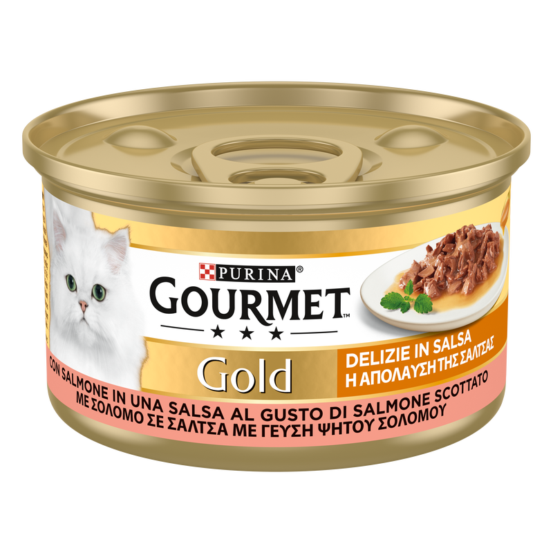 Gourmet Gold Cat Adult  Delizie in Salsa Salmone 85 gr