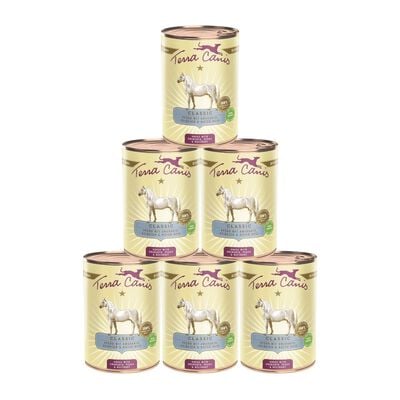 Terra Canis Dog Classic Cavallo con Amaranto, Pesca e Barbabietola 400 gr
